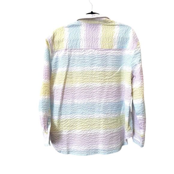 SAYLOR Rosalia Textured‎ Button Down Sz L NWOT - Picture 4 of 5